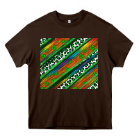 Chocolate Brown st patricks day leopard rainbow Heavy Core Tee - Artiststas