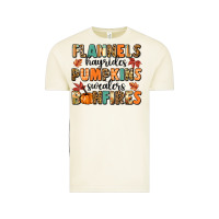 Vintage Arctic flannels hayrides pumpkinsbonfires Vintage Tee - MaliasSmallBusiness