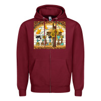 Burgundy faith with cross Zipper Hoodie - TumblerDesignByShophia