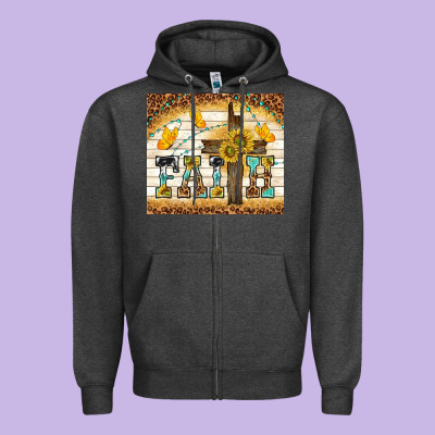 Faith With Cross Zipper Hoodie Designed By Tumblerdesignbyshophia