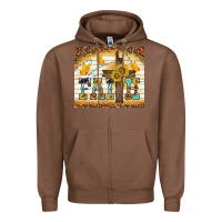 Chestnut faith with cross Zipper Hoodie - TumblerDesignByShophia