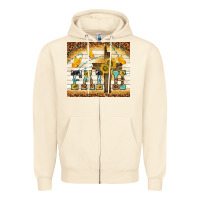 Sandshell faith with cross Zipper Hoodie - TumblerDesignByShophia