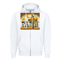 White faith with cross Zipper Hoodie - TumblerDesignByShophia