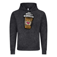 Vintage Arctic leopard glitter coffee cup Vintage Hoodie - Jasminsmagicworld