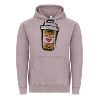 Vintage Zinc leopard glitter coffee cup Vintage Hoodie - Jasminsmagicworld
