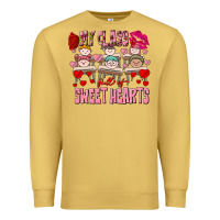 Antique Gold Valentine's Day my class is full of sweet hearts Premium Sweatshirt - FaDigitalArtStudio
