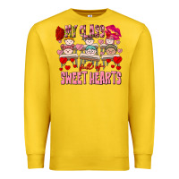 Lemon Valentine's Day my class is full of sweet hearts Premium Sweatshirt - FaDigitalArtStudio