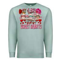 Seafoam Valentine's Day my class is full of sweet hearts Premium Sweatshirt - FaDigitalArtStudio