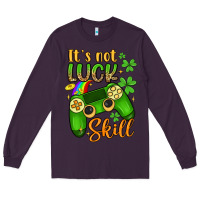 Plum it s not luck skill Long Sleeve Tee - Artiststas