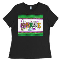 Mardi Gras Nurse Ladies Tee | Teevron