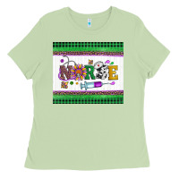 Matcha mardi gras nurse Ladies Tee - Artiststas