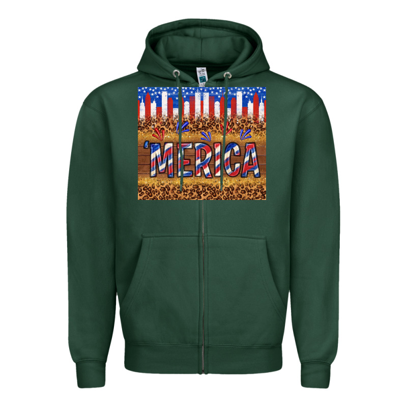 'merica Zipper Hoodie by TumblerDesignByShophia | Teevron