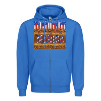 True Royal 'merica Zipper Hoodie - TumblerDesignByShophia