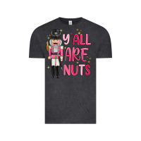 Vintage Black yall are nuts Vintage Tee - MaliasSmallBusiness