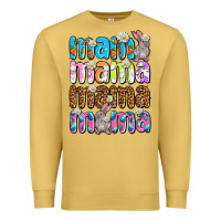 Antique Gold Easter mama mama mama Premium Sweatshirt - OliviaCreatesArt