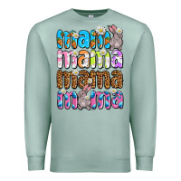 Seafoam Easter mama mama mama Premium Sweatshirt - OliviaCreatesArt
