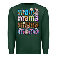 Sports Green Easter mama mama mama Premium Sweatshirt - OliviaCreatesArt