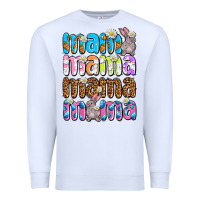 White Easter mama mama mama Premium Sweatshirt - OliviaCreatesArt