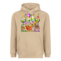 Mushroom drink drank drunk mardi gras wine glasses olivia Heavyweight Hoodie - OliviaCreatesArt