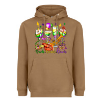 Toasted Coconut drink drank drunk mardi gras wine glasses olivia Heavyweight Hoodie - OliviaCreatesArt
