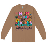 Toasted Coconut mom grandma great grandma it's just keeps getting Long Sleeve Tee - Artiststas
