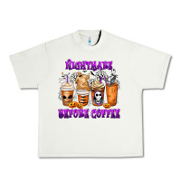 Pistachio Nightmare Before Coffee Cups Urban Heavy Tee - MaliasSmallBusiness