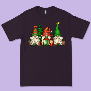Christmas Gnomes Premium Tee Designed By Jasminsmagicworld