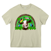 Mossy st patricks cow rainbow Heavy Core Tee - Artiststas
