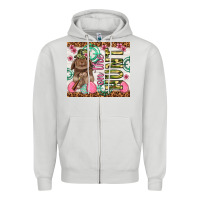 Dove Grey on the hunt Zipper Hoodie - TumblerDesignByShophia