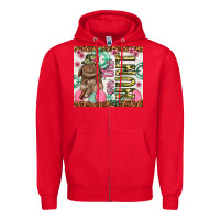 Red on the hunt Zipper Hoodie - TumblerDesignByShophia