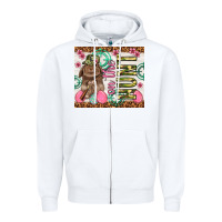 White on the hunt Zipper Hoodie - TumblerDesignByShophia