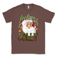 Chestnut Feeling Jolly with Santa Classic Tee - NancyCooperArtShop