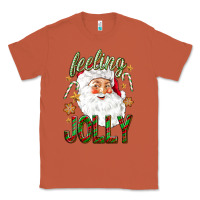 Copper Feeling Jolly with Santa Classic Tee - NancyCooperArtShop