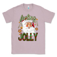 Lilac Feeling Jolly with Santa Classic Tee - NancyCooperArtShop