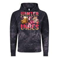 Cloud Black pink winter vibes Vintage Hoodie - MaliasSmallBusiness