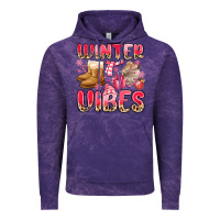 Cloud Purple pink winter vibes Vintage Hoodie - MaliasSmallBusiness