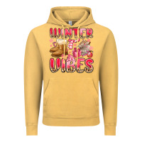 Vintage Mustard pink winter vibes Vintage Hoodie - MaliasSmallBusiness