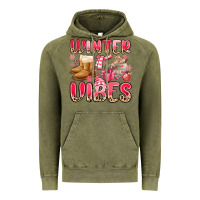 Vintage Olive pink winter vibes Vintage Hoodie - MaliasSmallBusiness
