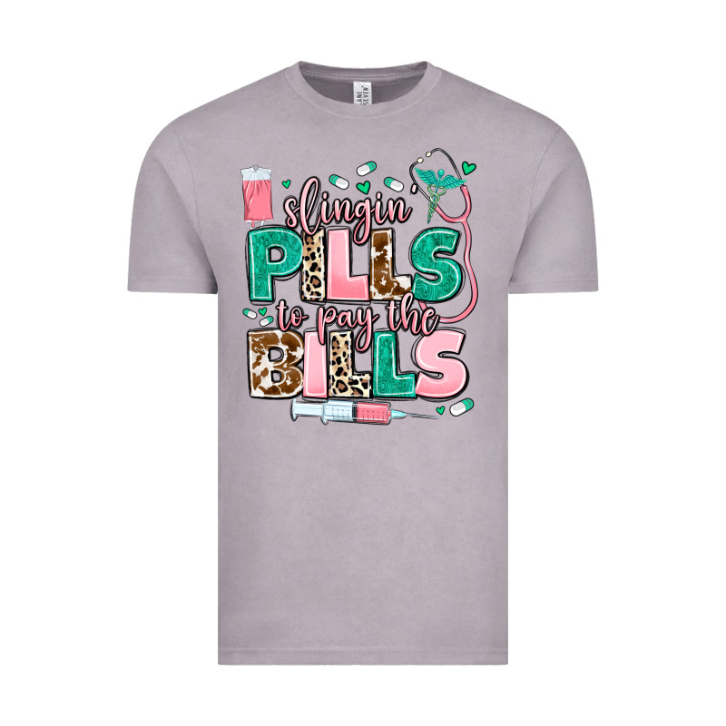 Slingin' Pills To Pay The Bills Vintage Tee by MaliasSmallBusiness | Teevron