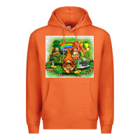 Carrot St. Patrick's Day gnomies with truck tumbler Premium Hoodie - HowdyJamesFarm