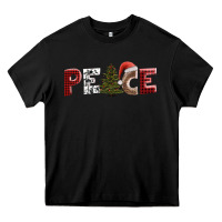Black peace christmas Heavy Core Tee - AdoDesignShop