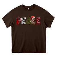 Peace Christmas Heavy Core Tee | Teevron