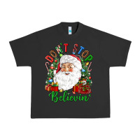 Pigment Black Don't stop believin' Urban Heavy Tee - NancyCooperArtShop