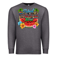 Charcoal Heather Sweet summer time Premium Sweatshirt - FaDigitalArtStudio