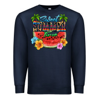 Navy Sweet summer time Premium Sweatshirt - FaDigitalArtStudio