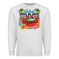 Oatmeal Heather Sweet summer time Premium Sweatshirt - FaDigitalArtStudio