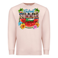 Pale Pink Sweet summer time Premium Sweatshirt - FaDigitalArtStudio
