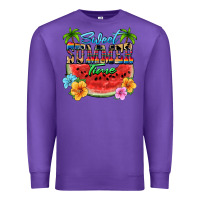 Purple Sweet summer time Premium Sweatshirt - FaDigitalArtStudio