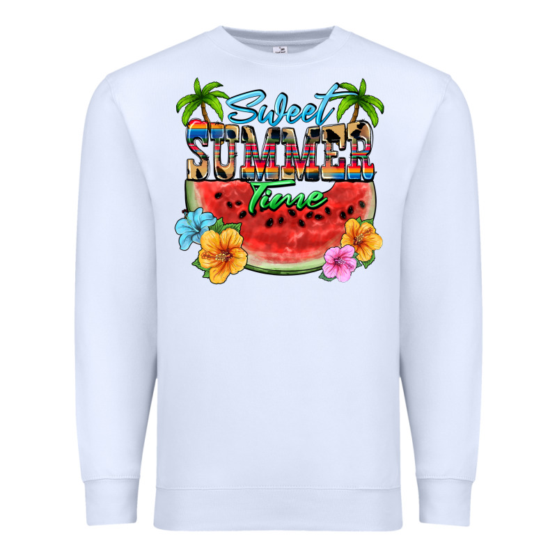 Sweet Summer Time Premium Sweatshirt by FaDigitalArtStudio | Teevron