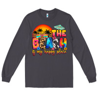 Smoke the beach is my happy place Long Sleeve Tee - Artiststas